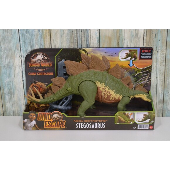 Jurassic World STEGOSAURUS Camp Cretaceous Dino Escape Mega Destroyer - Picture 1 of 3